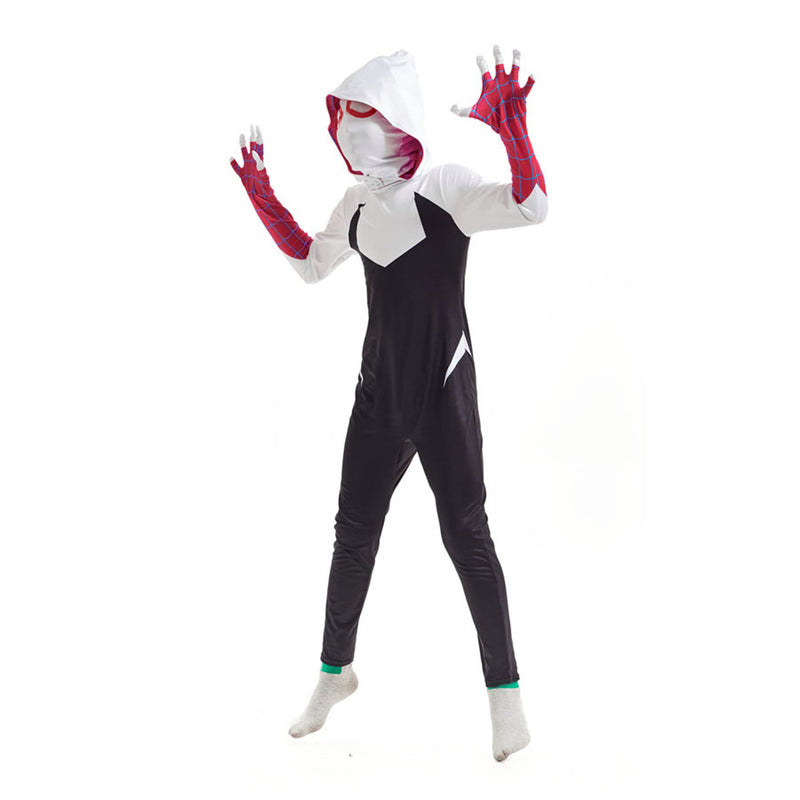 Spider-Man: Across the Spider-Verse Gwen Stacy Cosplay Costume Outfits Halloween Carnival Party Disguise Suit