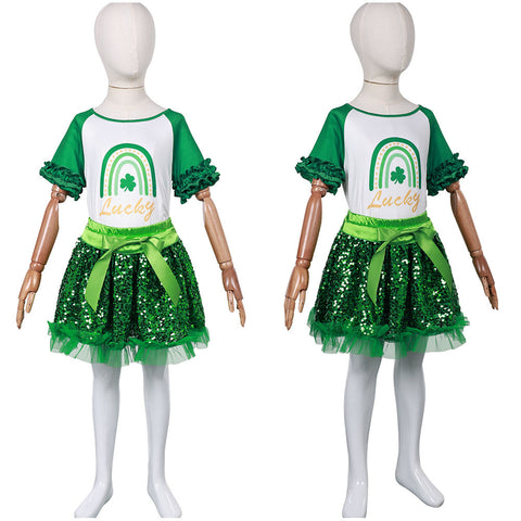 Purim costumes Kids Girls Tutu Dress Skirt Set Cosplay Costume Outfits Carnival Suit GirlKidsCostume