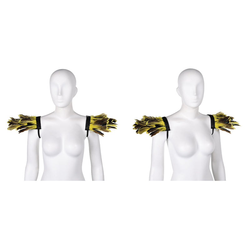 Stage performance costumes Halloween Carnival Costume Accessories Feather cape Clothing Matching