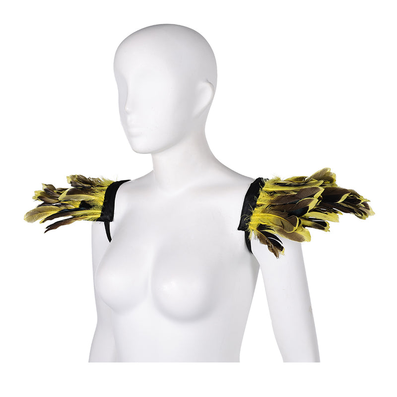 Stage performance costumes Halloween Carnival Costume Accessories Feather cape Clothing Matching
