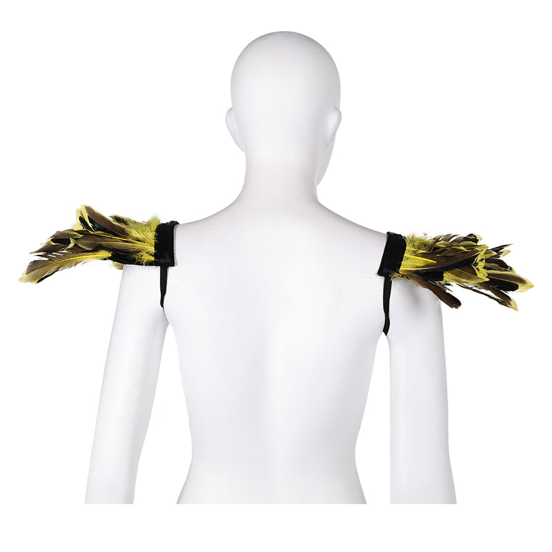 Stage performance costumes Halloween Carnival Costume Accessories Feather cape Clothing Matching
