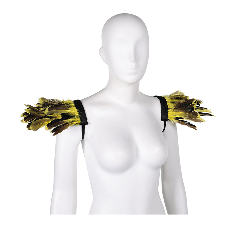 Stage performance costumes Halloween Carnival Costume Accessories Feather cape Clothing Matching