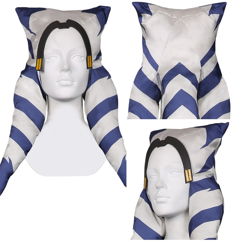 Star Wars Ahsoka Tano Cosplay Hat Headgear Costume Accessories Halloween Carnival Suit