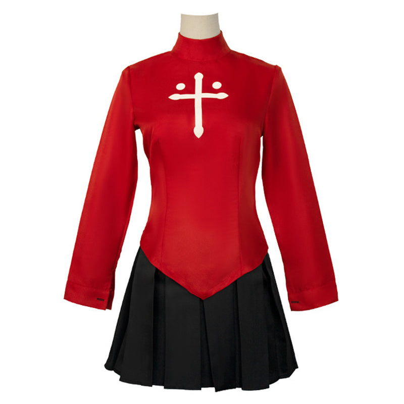 Fate/stay night Tohsaka Rin Cosplay Costume Outfits Fantasia Halloween Carnival Party Disguise Suit