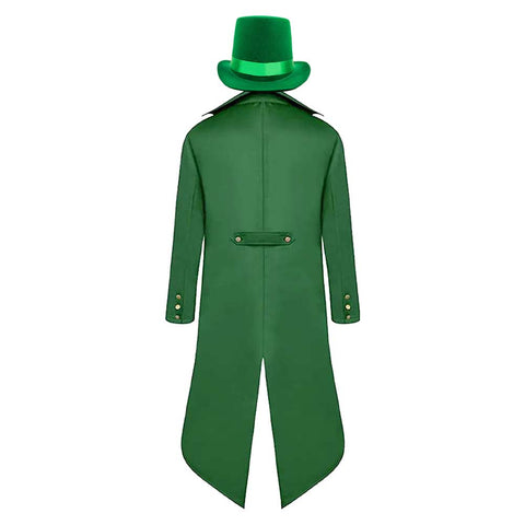 Steampunk Retro St. Patrick‘s Day Cosplay Costume Outfits Halloween Carnival Suit