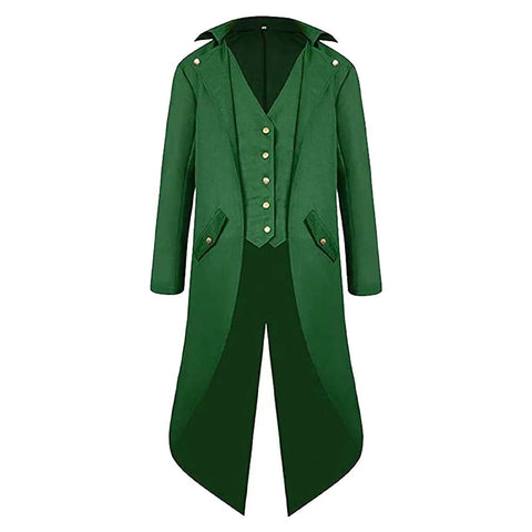 Steampunk Retro St. Patrick‘s Day Cosplay Costume Outfits Halloween Carnival Suit