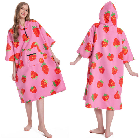 Strawberry Print - Adult Beach Towel Series - OLAOLA Original Design