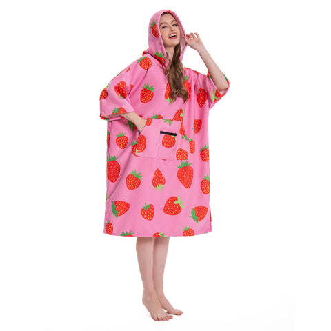 Strawberry Print - Adult Beach Towel Series - OLAOLA Original Design
