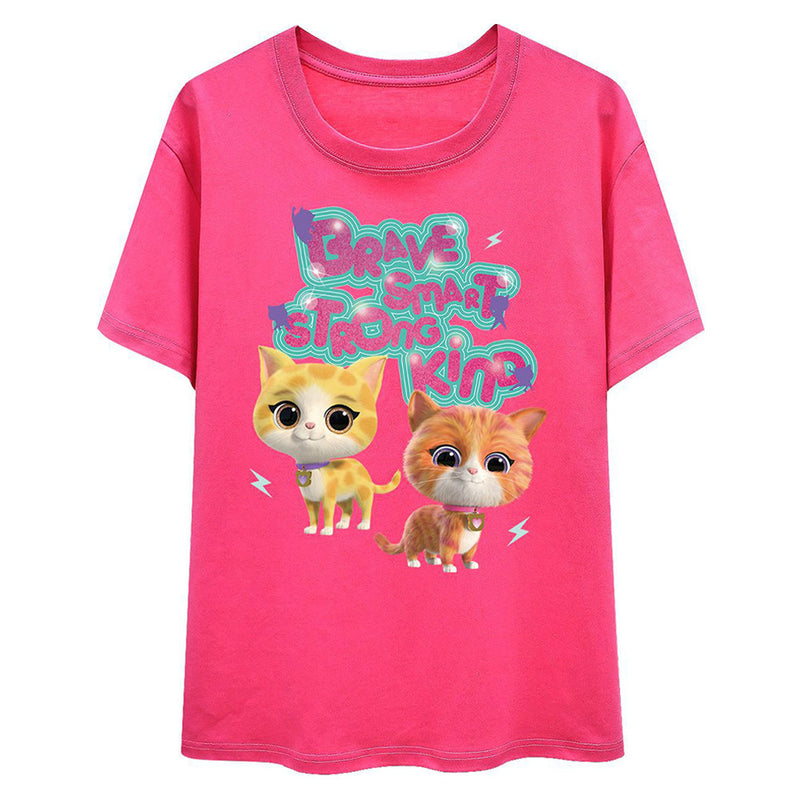 SuperKitties Cosplay T shirt Summer 3D Print Short Sleeve Shirt Halloween Carnival Party Suit