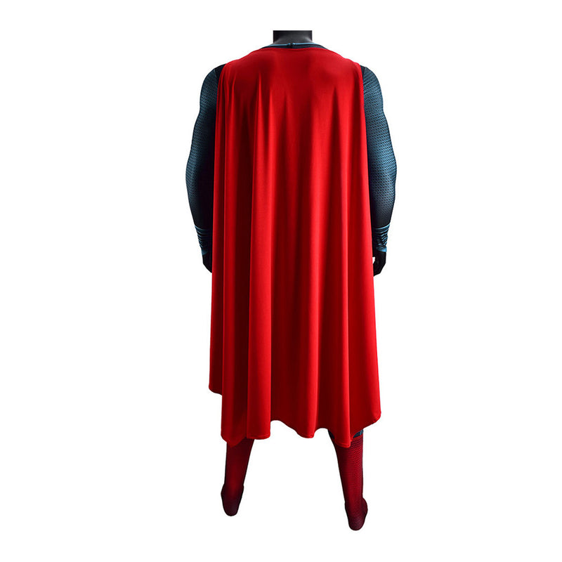Superman Man of Steel Cosplay Costume Halloween Carnival Suit