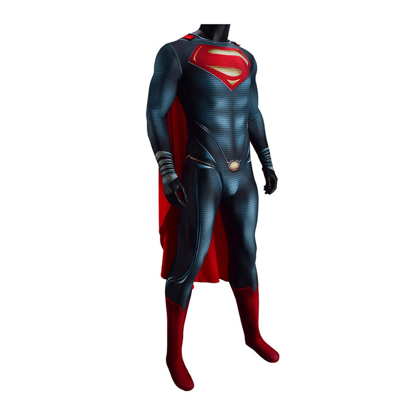 Superman Man of Steel Cosplay Costume Halloween Carnival Suit