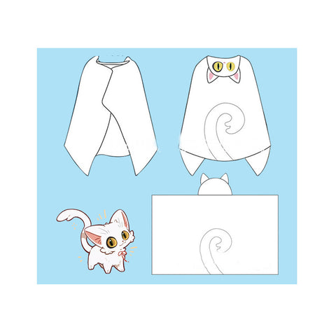 Suzume Suki Daijin Cosplay Cloak Cape Air Conditioning Blanket Halloween Carnival Party Disguise Suit