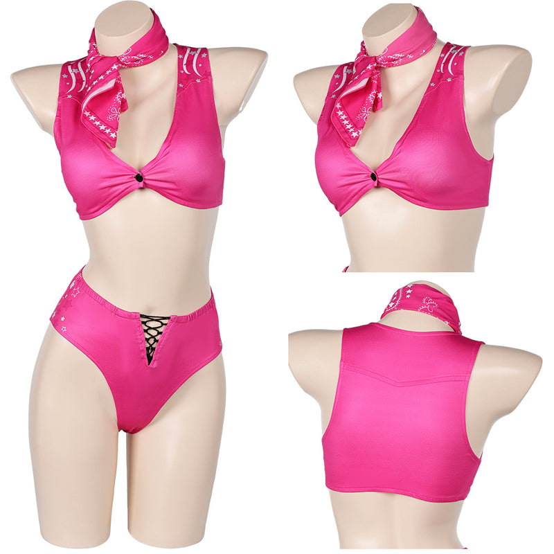 swimsuit Barbie doll Cosplay Costume Outfits Halloween Carnival Suit Barbie Pink