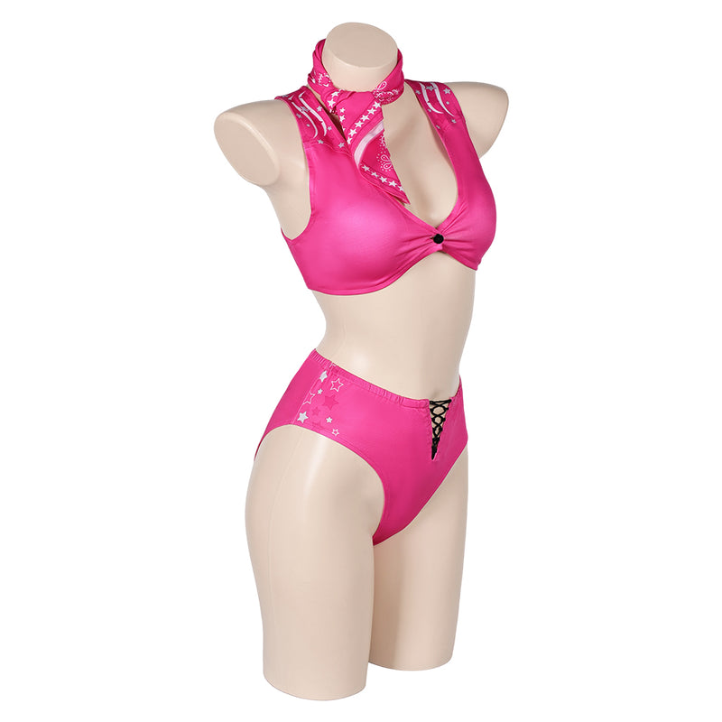 swimsuit Barbie doll Cosplay Costume Outfits Halloween Carnival Suit Barbie Pink