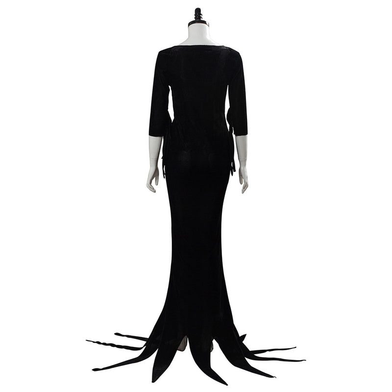 The Addams Family Morticia Addams Cosplay Costume Outfit Dress Suit Uniform