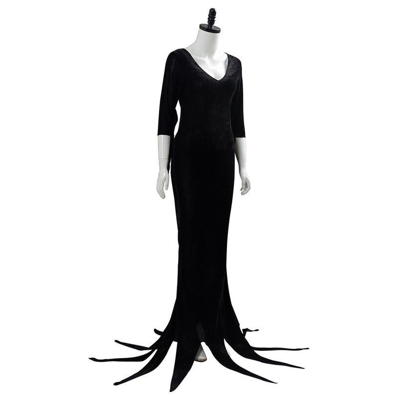 The Addams Family Morticia Addams Cosplay Costume Outfit Dress Suit Uniform