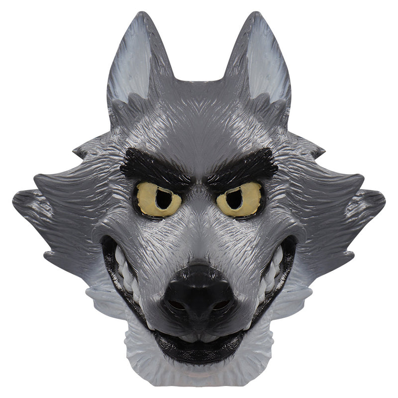 the BAD GUYS：Mr. Wolf  Mask Cosplay Latex Masks Helmet Masquerade Halloween Party Costume Props