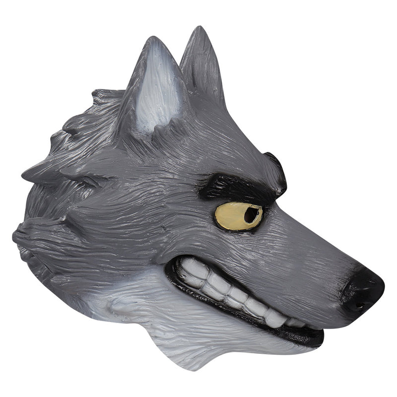 the BAD GUYS：Mr. Wolf  Mask Cosplay Latex Masks Helmet Masquerade Halloween Party Costume Props