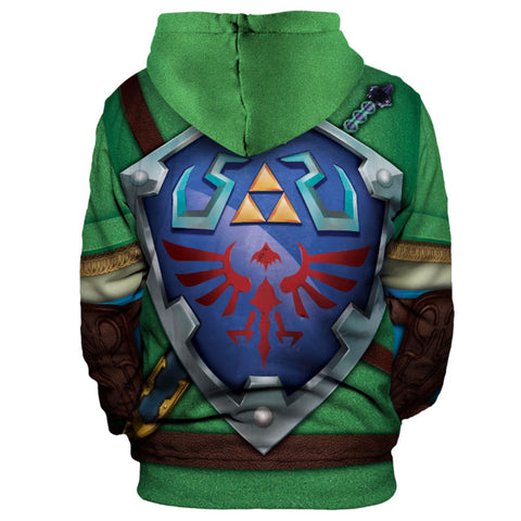 The Legend of Zelda Cosplay Hoodie 3D Printed Sweatshirt Men Women Casual Streetwear Pullover