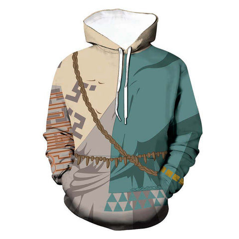 The Legend of Zelda: Tears of the Kingdom Link  Cosplay Hoodie 3D Printed Hooded Sweatshirt Men Women Casual Streetwear Pullover