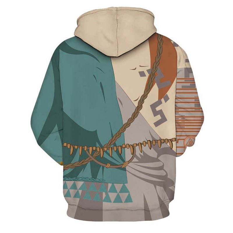 The Legend of Zelda: Tears of the Kingdom Link  Cosplay Hoodie 3D Printed Hooded Sweatshirt Men Women Casual Streetwear Pullover