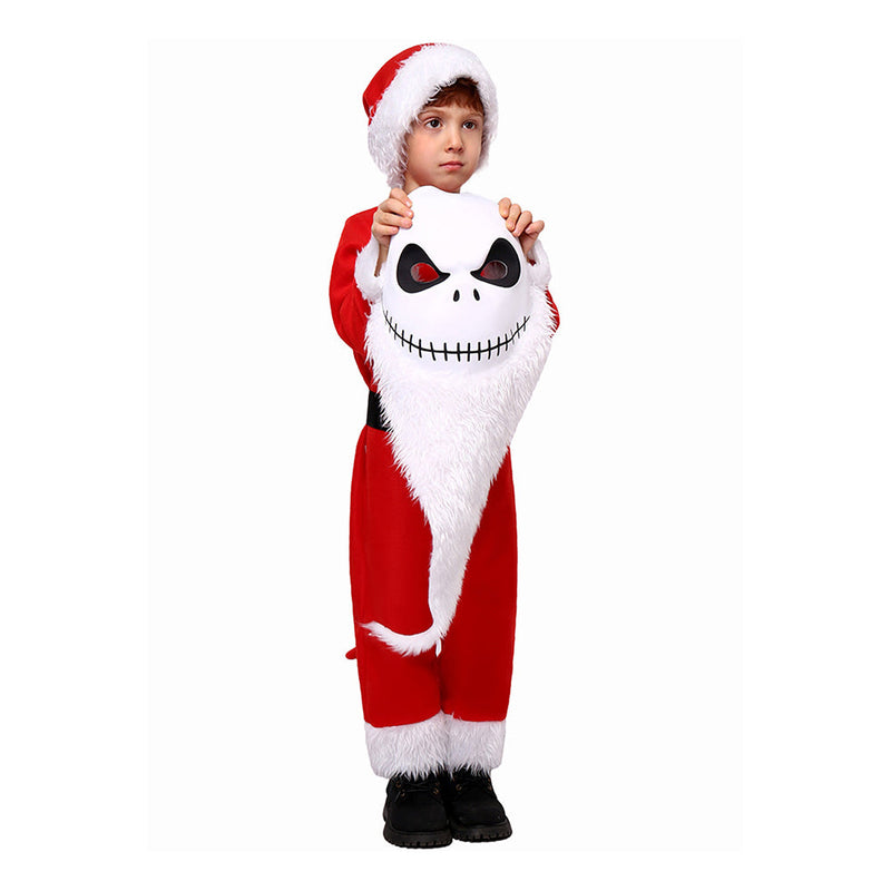 SeeCosplay The Nightmare Before Christmas Jack Skellington Kids Children Cosplay Outfits Christmas Carnival Suit BoysKidsCostume