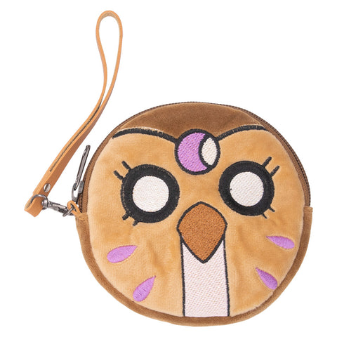 The Owl House Hooty Cosplay Wallet Coin Purse Key Chain Cute Plush Cartoon Purse Kids Bag Accessories Gifts