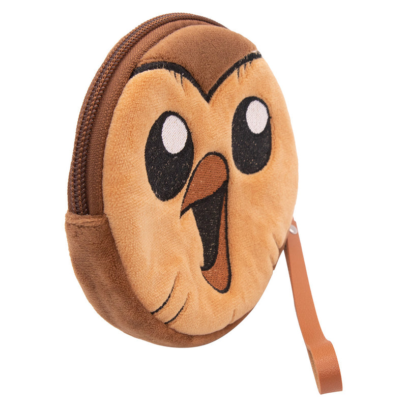 The Owl House Hooty Cosplay Wallet Coin Purse Key Chain Cute Plush Cartoon Purse Kids Bag Accessories Gifts