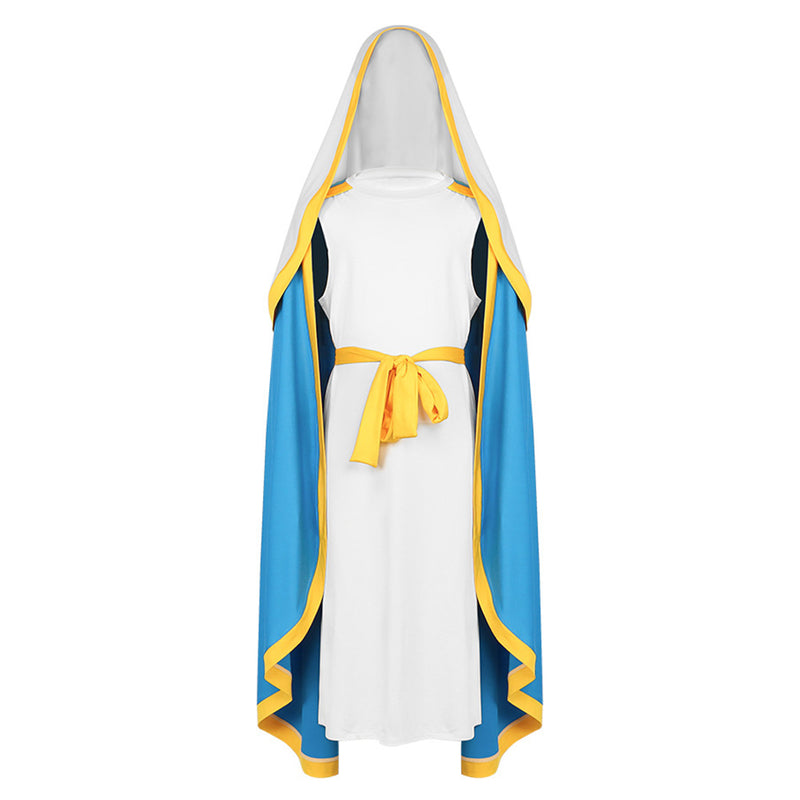 The Virgin Mary cosplay Costume Outfits Halloween Carnival Suit