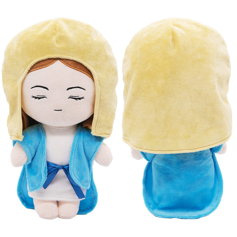 The Virgin Mary Cosplay Plush Toys Cartoon Soft Stuffed Dolls Mascot Birthday Xmas Gift