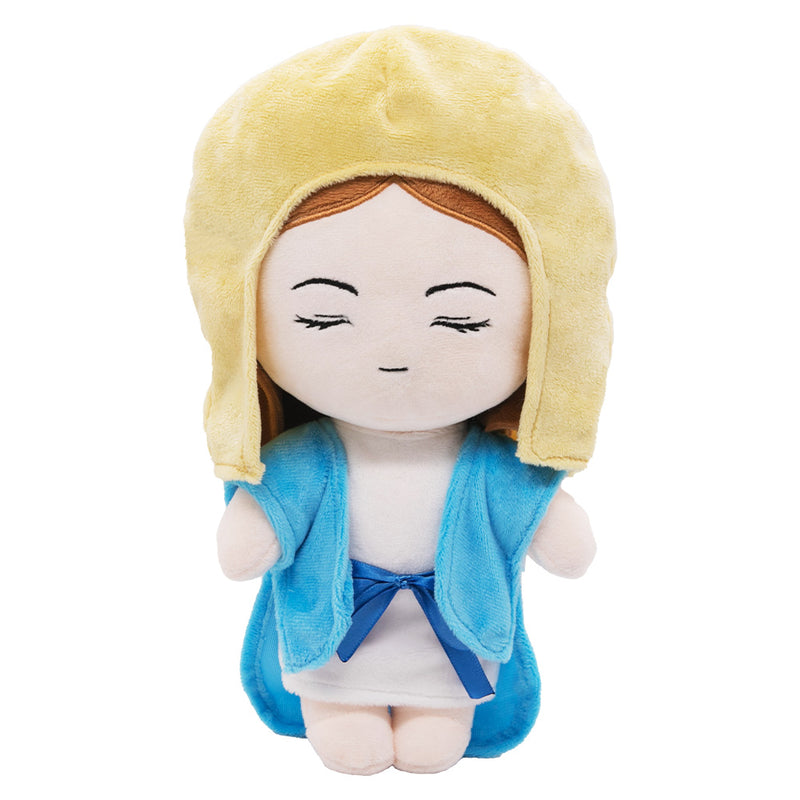 The Virgin Mary Cosplay Plush Toys Cartoon Soft Stuffed Dolls Mascot Birthday Xmas Gift