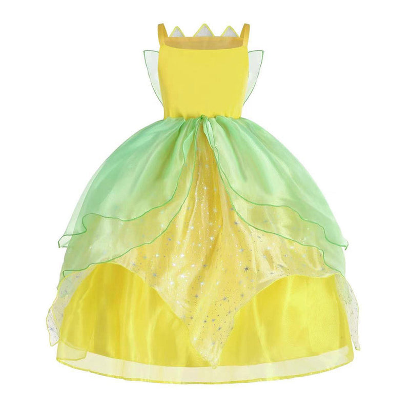 The Princess and the Frog: Tiana Girls Kids Children Christmas Outfits Halloween Carnival Party Suit Cosplay Costume GirlKidsCostume