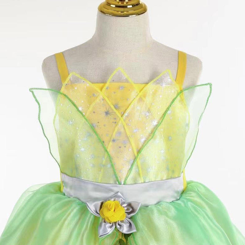 The Princess and the Frog: Tiana Girls Kids Children Christmas Outfits Halloween Carnival Party Suit Cosplay Costume GirlKidsCostume