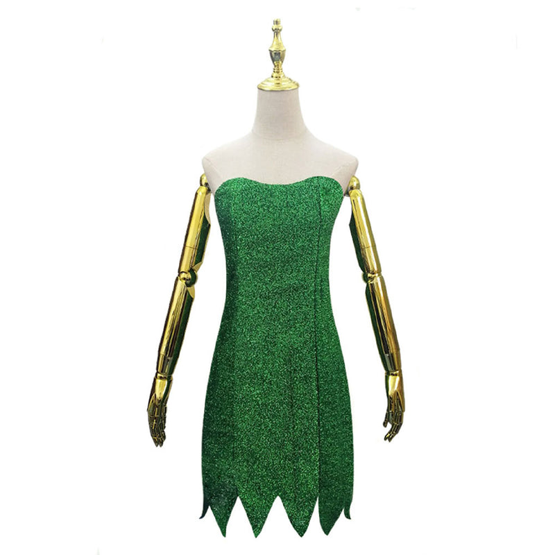 Tinker Bell Cosplay Costume Dress Halloween Carnival Disguise Suit