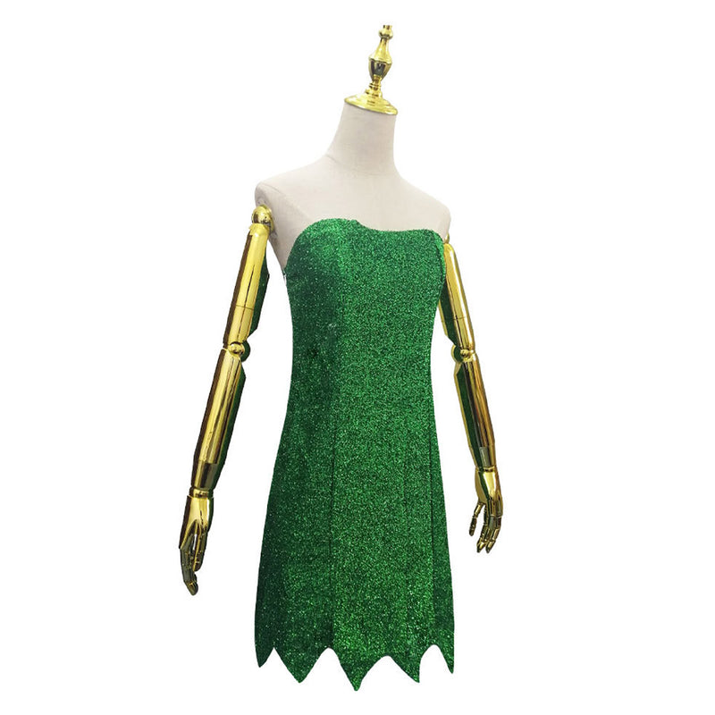 Tinker Bell Cosplay Costume Dress Halloween Carnival Disguise Suit