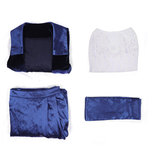 Titanic Rose DeWitt Bukater Cosplay Costume Dress Outfits Halloween Carnival Suit