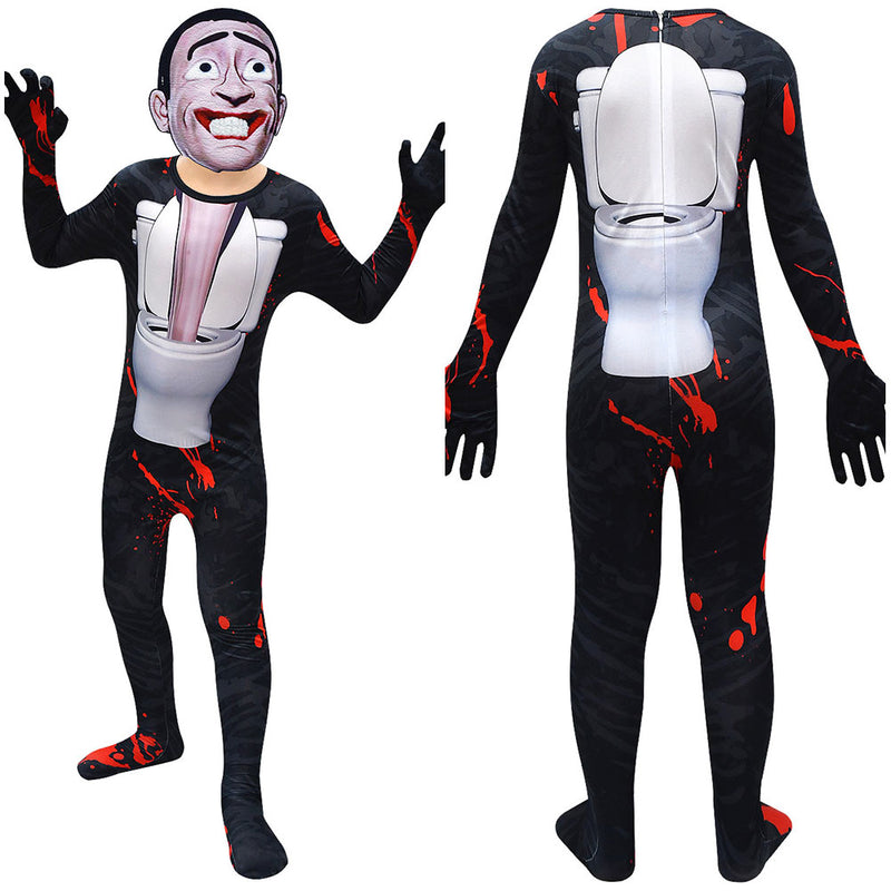 Toilet man Cosplay Costume Outfits Halloween Carnival Suit