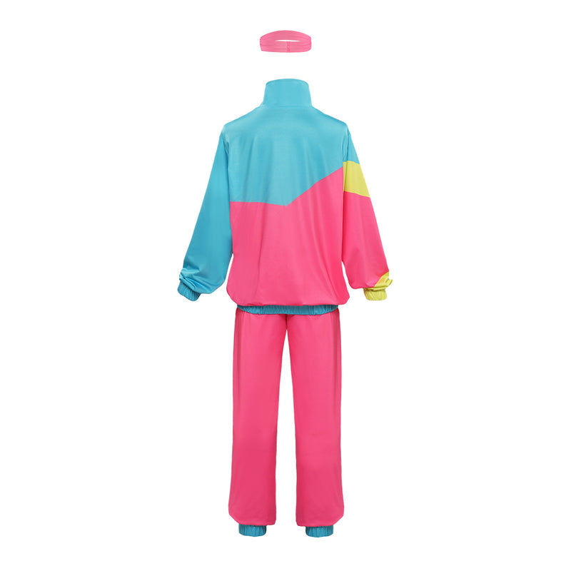 tracksuit Cosplay Costume Outfits Halloween Carnival Party Suit Retro children