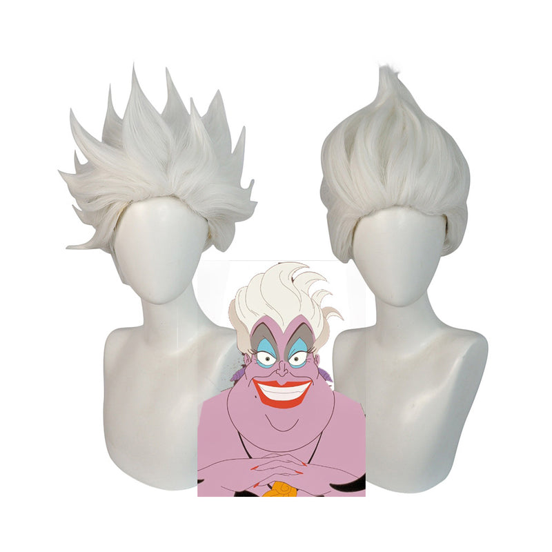 Ursula Cosplay Wig Heat Resistant Synthetic Hair Carnival Halloween Party Props