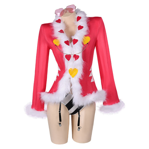 Valentino Hazbin Hotel Cosplay Costume Outfits Halloween Carnival Suit Lingerie for Women