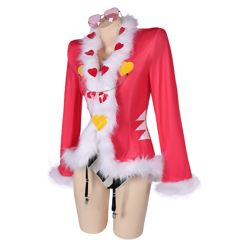 Valentino Hazbin Hotel Cosplay Costume Outfits Halloween Carnival Suit Lingerie for Women