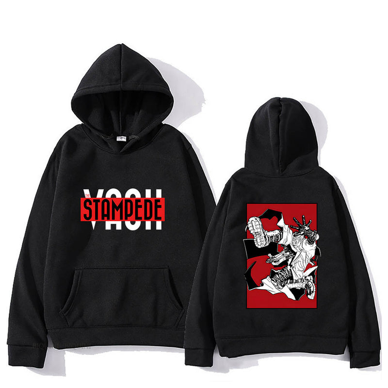 Vash the Stampede Cosplay Hoodie 3D Printed Hooded Sweatshirt Men Women Casual Streetwear Pullover