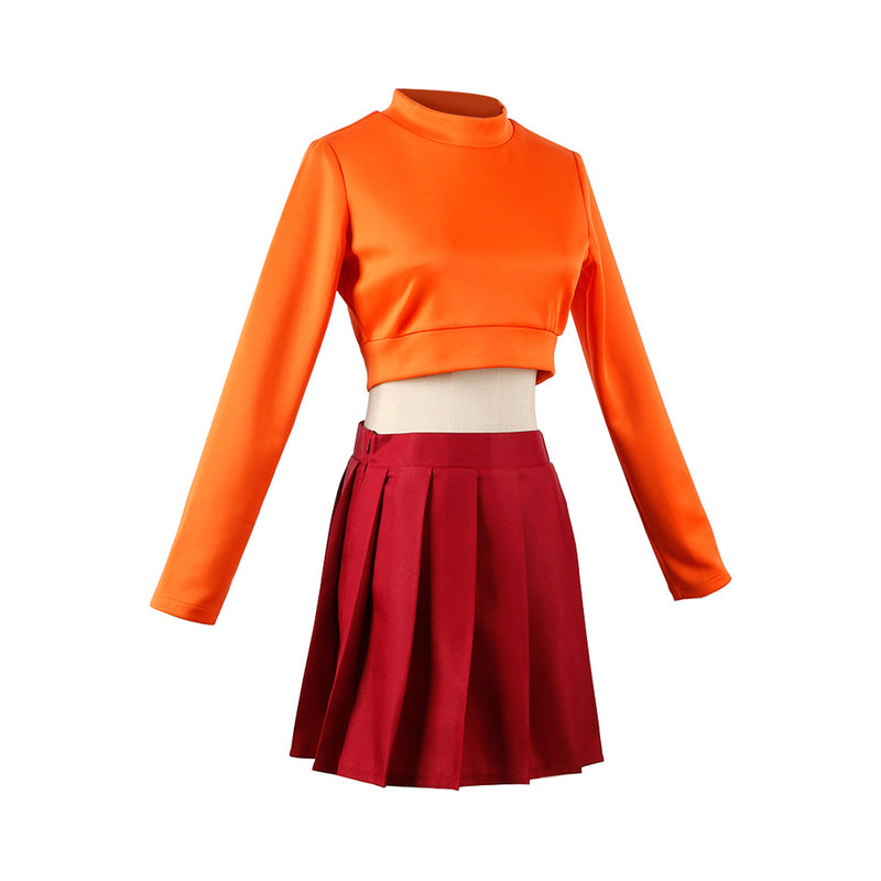 Velma Cosplay Costume Outfits Halloween Carnival Suit