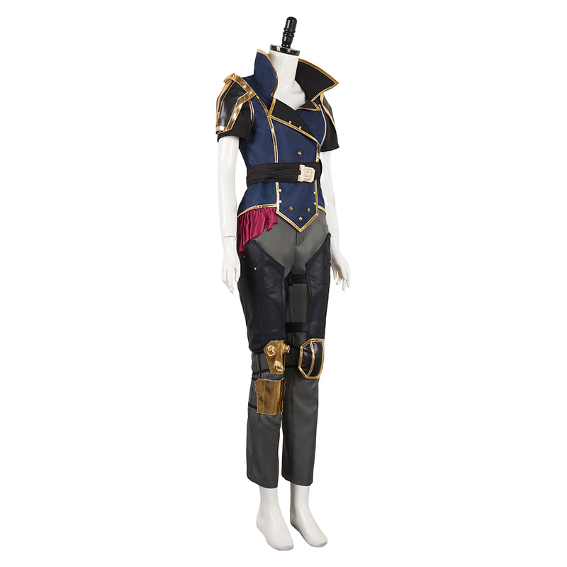 Vi lol Cosplay Costume Outfits Halloween Carnival Suit cos cosplay