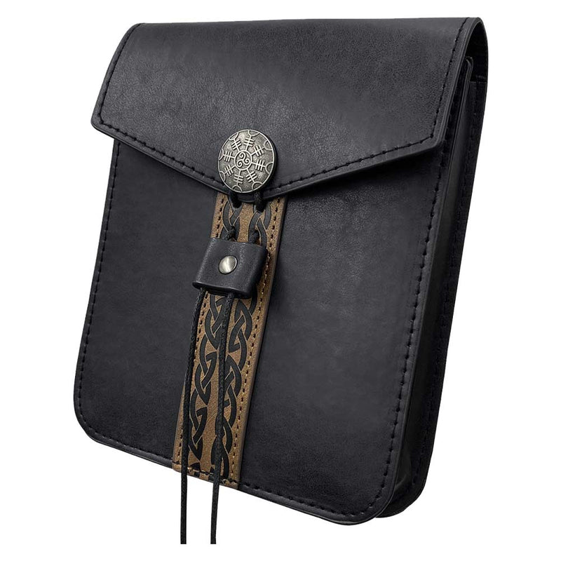 Viking retro medieval buckle square bag Costume Accessories Outfits Halloween Carnival Prop