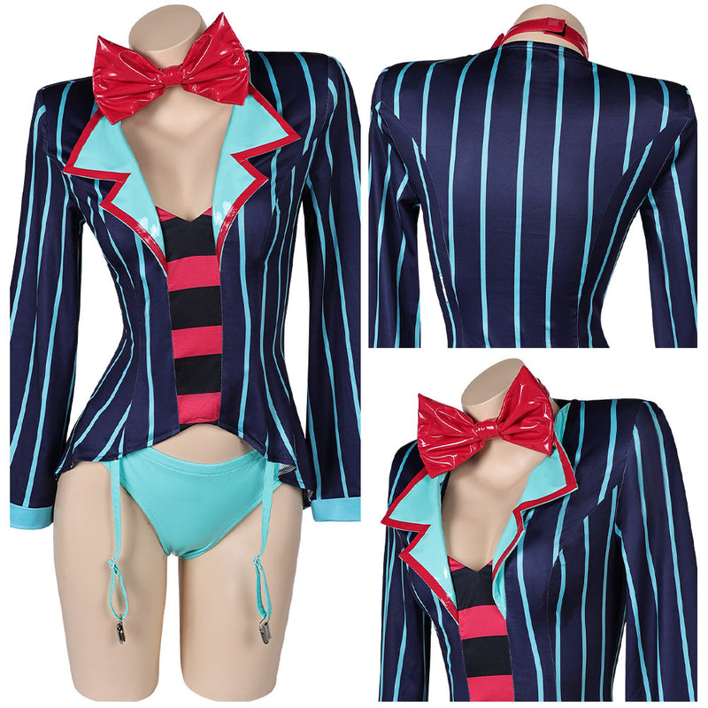 vox Cosplay Costume Outfits Halloween Carnival Suit Lingerie for Women Hazbin Hotel