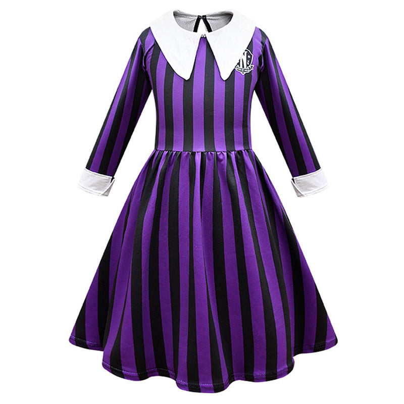 Wednesday Addams Wednesday - Enid Cosplay Costume Dress Outfits Halloween Carnival Suit