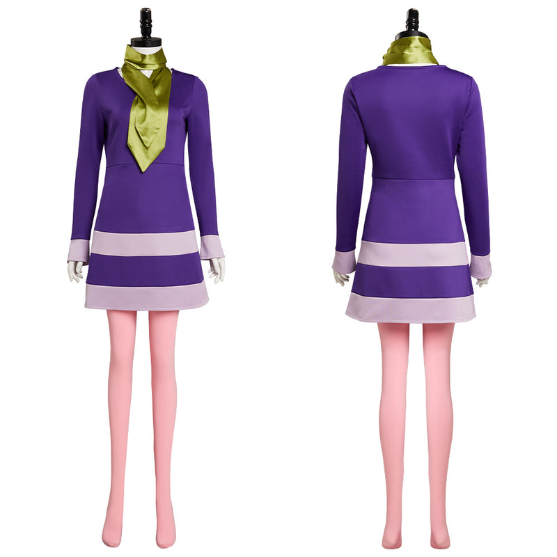 Where Are You Daphne Blake Cosplay Costume Dress Outfits Halloween Carnival Suit Scooby Doo