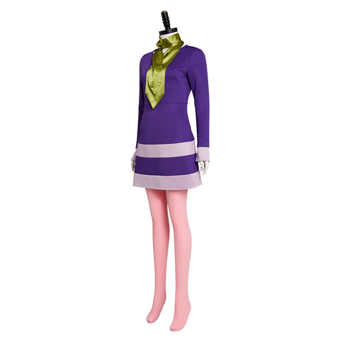 Where Are You Daphne Blake Cosplay Costume Dress Outfits Halloween Carnival Suit Scooby Doo