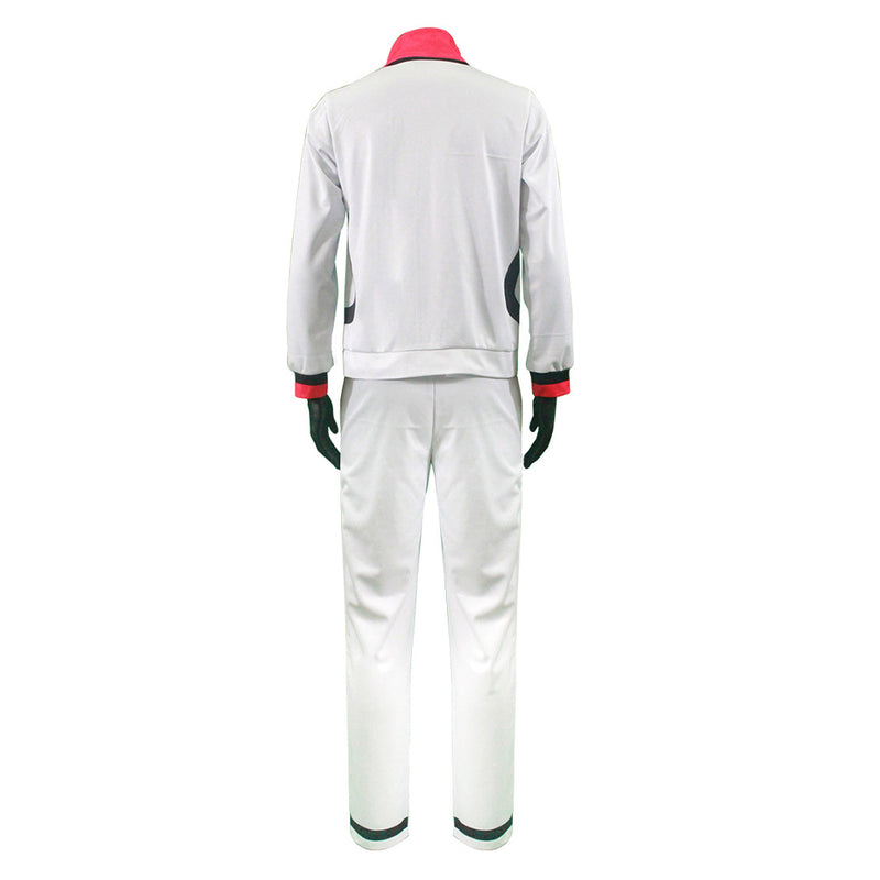 White and red Sportswear Cosplay Costume Outfits Fantasia Halloween Carnival Party Disguise Suit